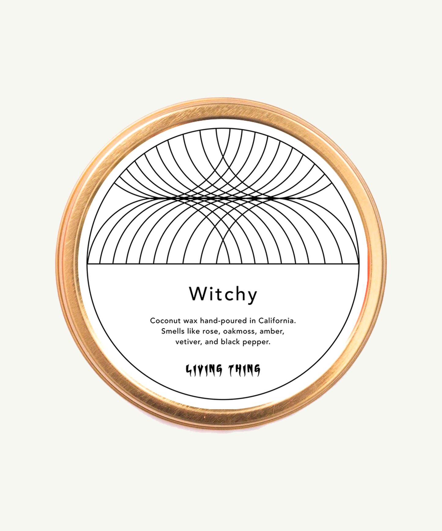 Witchy Travel Tin Candle | Amber, Oakmoss & Rose