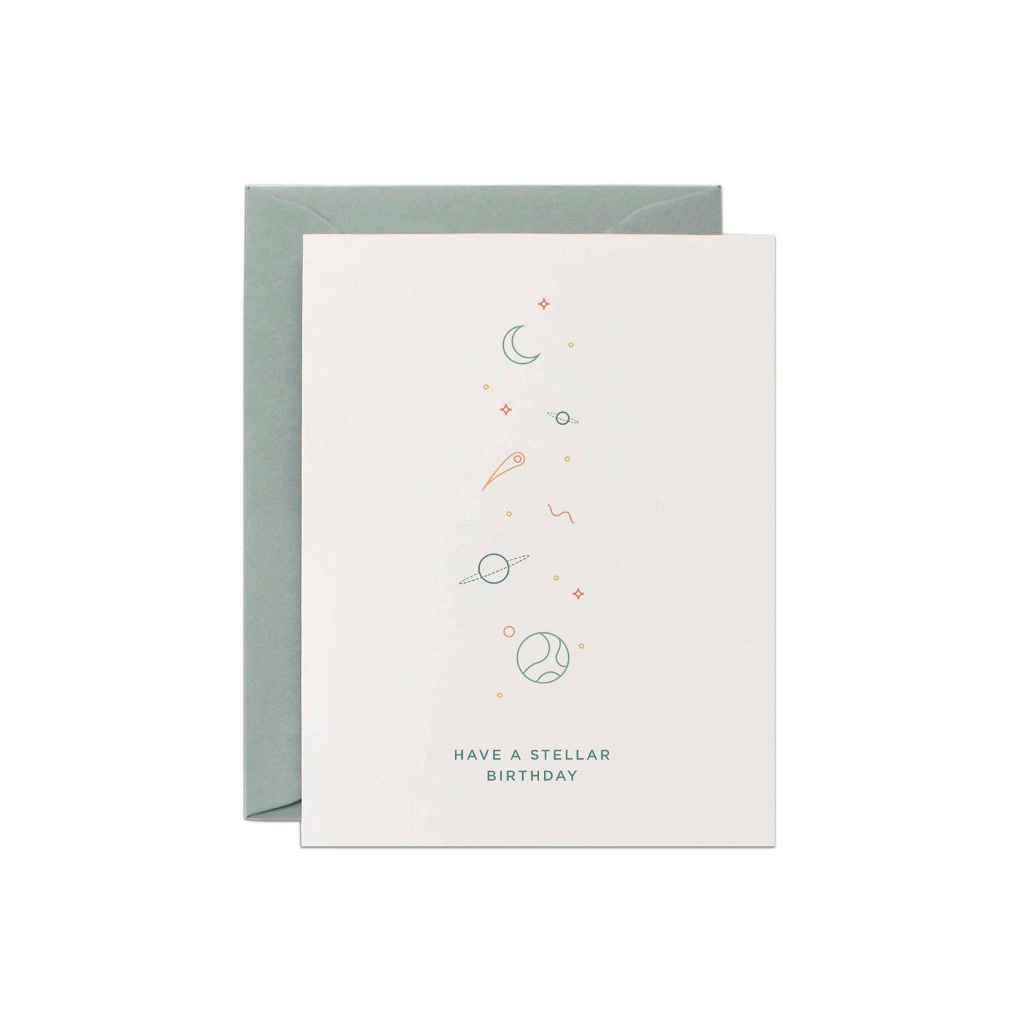 Stellar Space Birthday Card