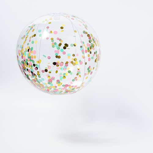 Inflatable Beach Ball | Confetti Multi