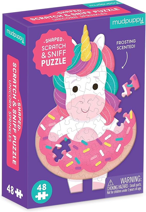 Donut Floatie Unicorn Scratch & Sniff Mini Puzzle