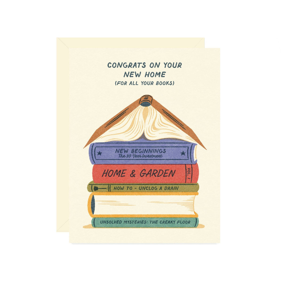 Congrats on Your New Home Books Card