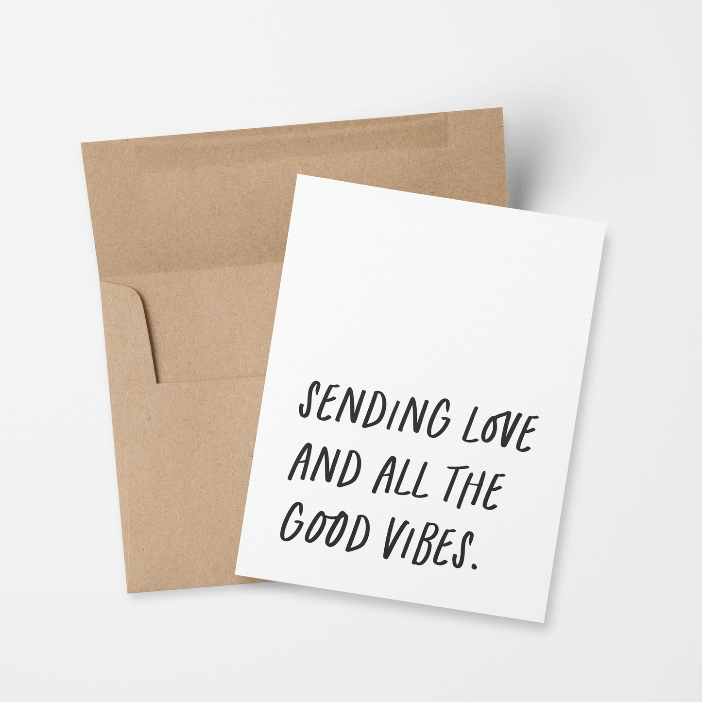 Get Well – Sending Love and Good Vibes Greeting Card