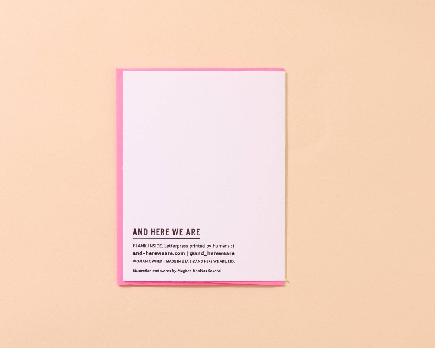 Best Hugger/Listener/Mom/Friend Letterpress Mother's Day Card