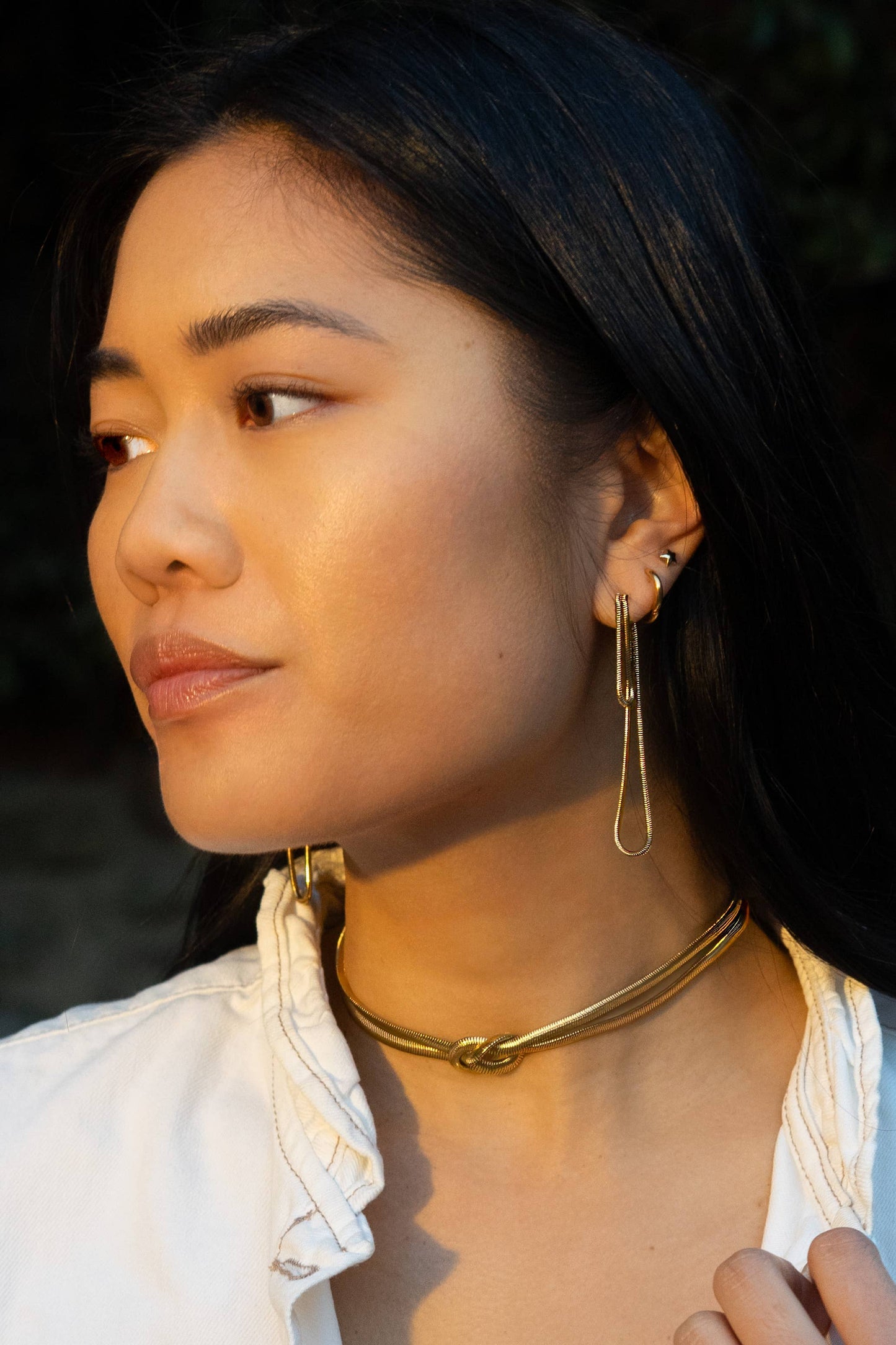 In the Loop Choker - 18K Gold Plated