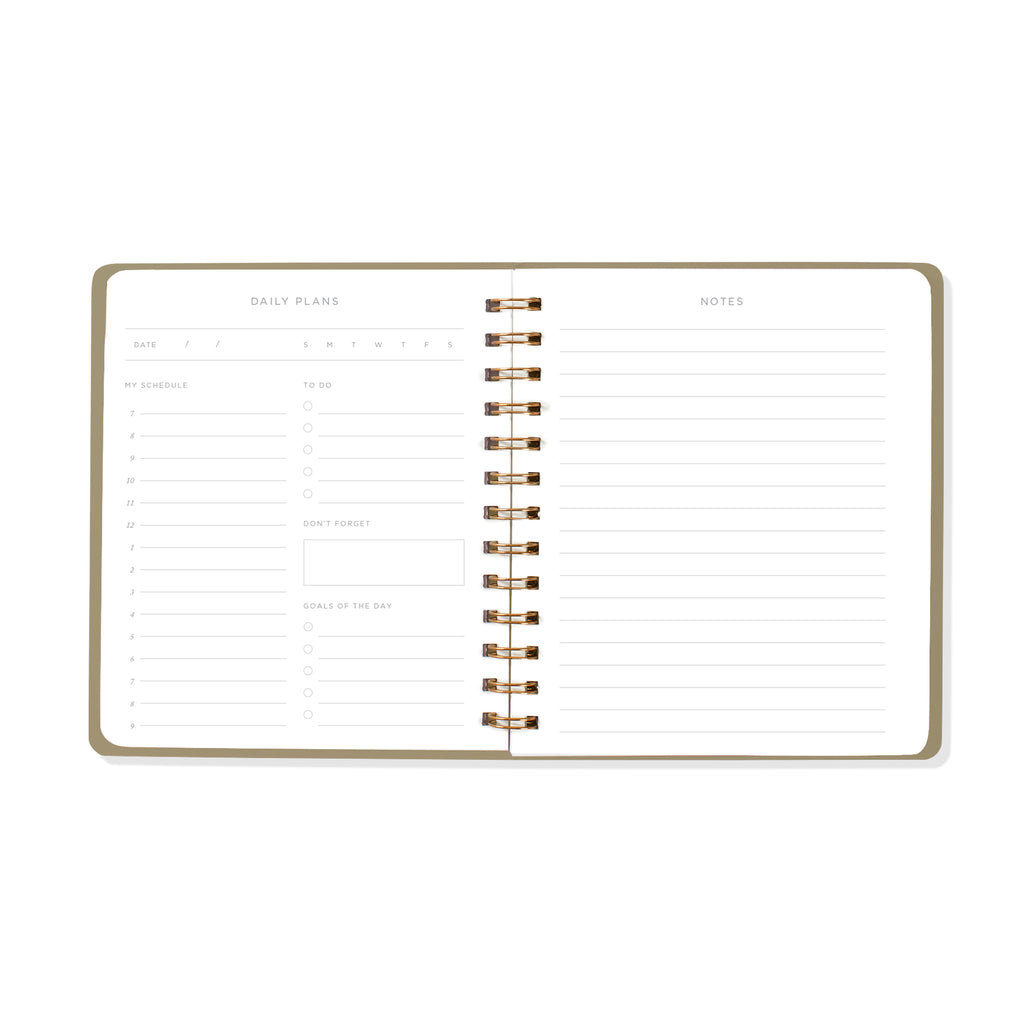 Standard Black Non-Dated Daily Planner