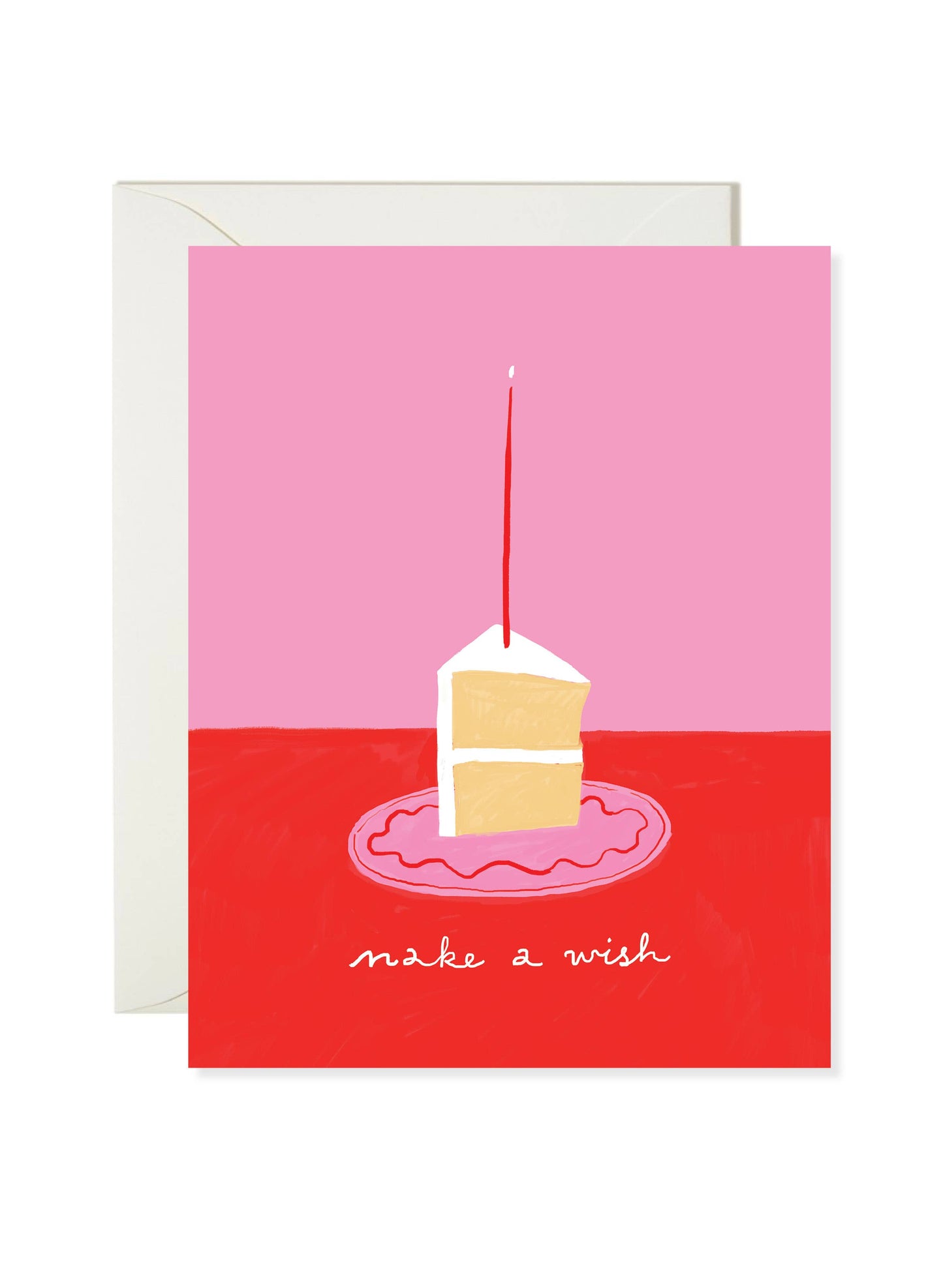 Cake Slice Wish Card