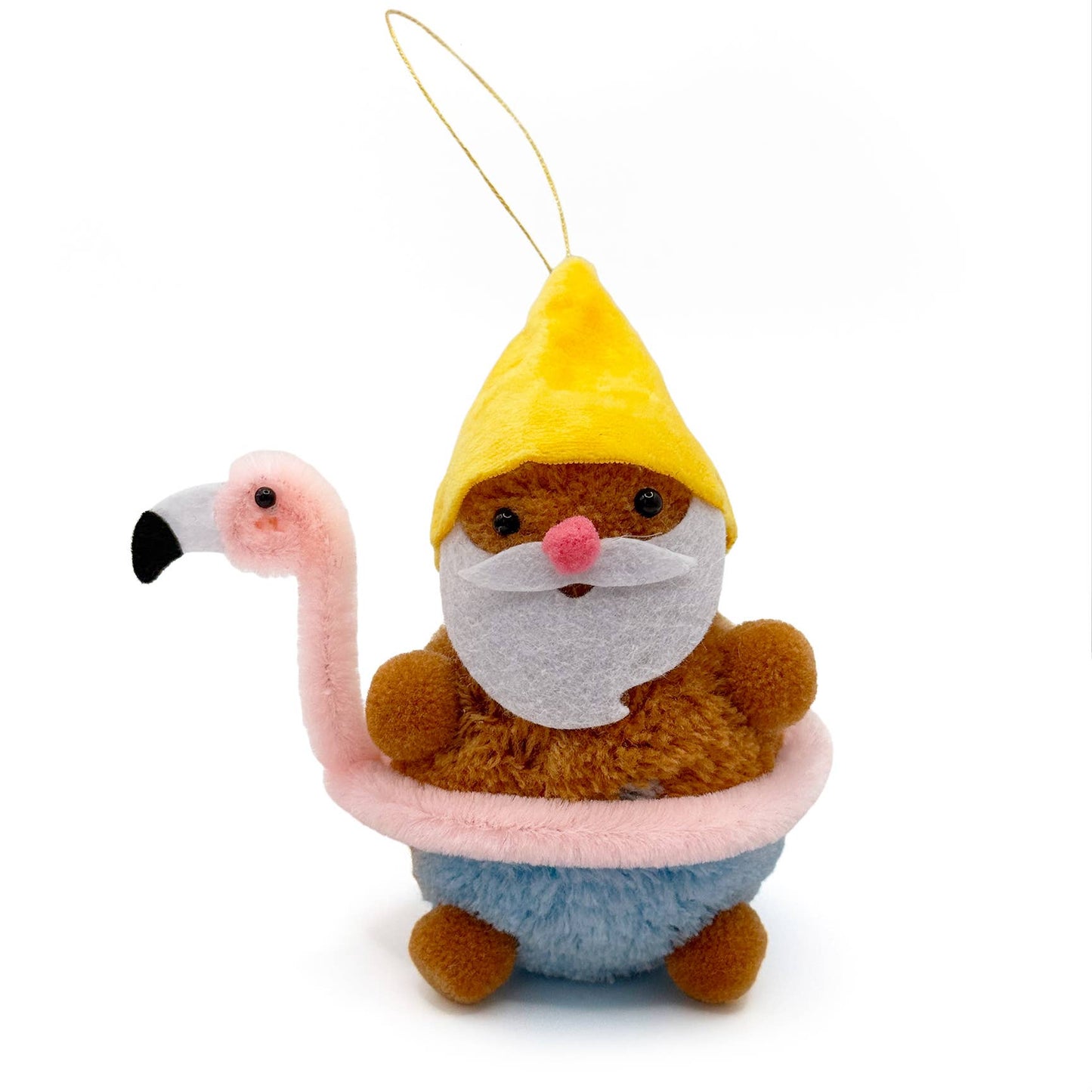 Floaty Gnome Pom Pom Ornament