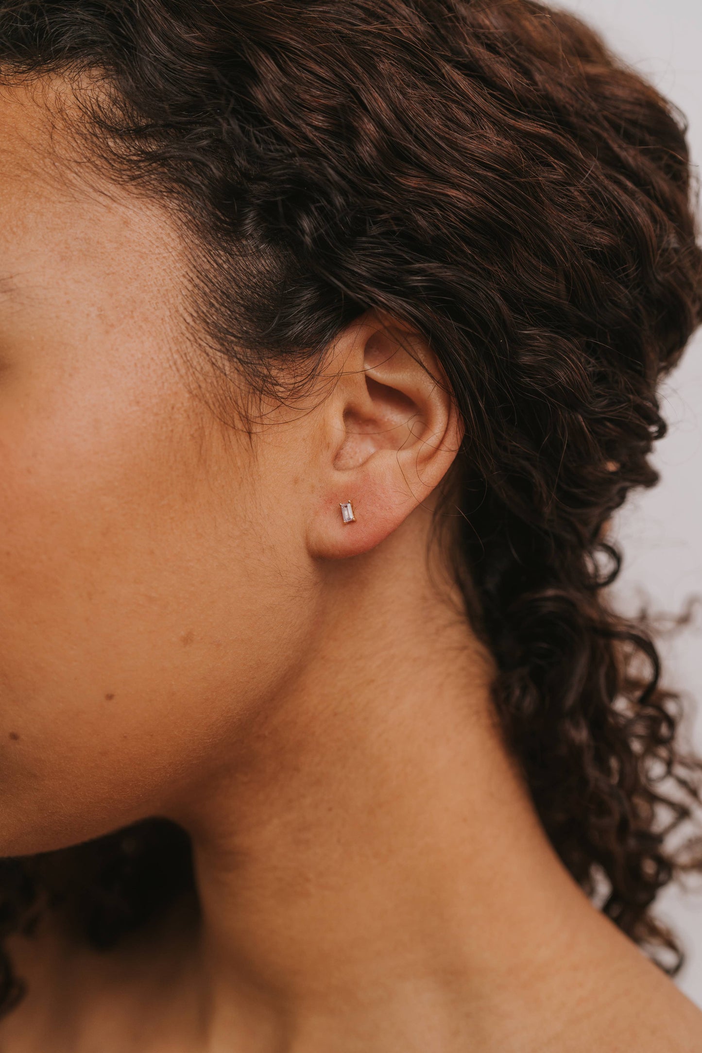Baguette - Lilac - Earring