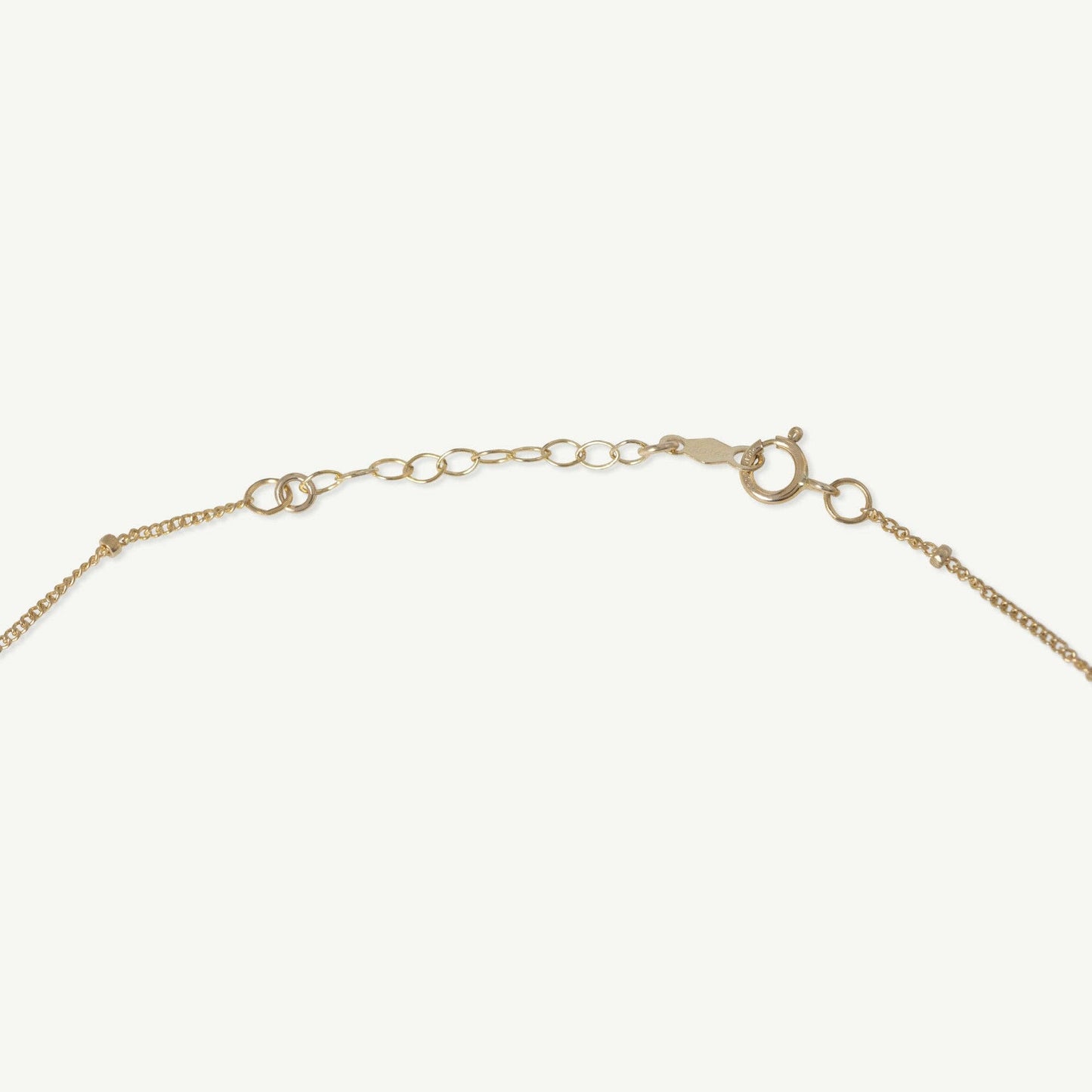 Black Saturna Gold Filled Layering Necklace