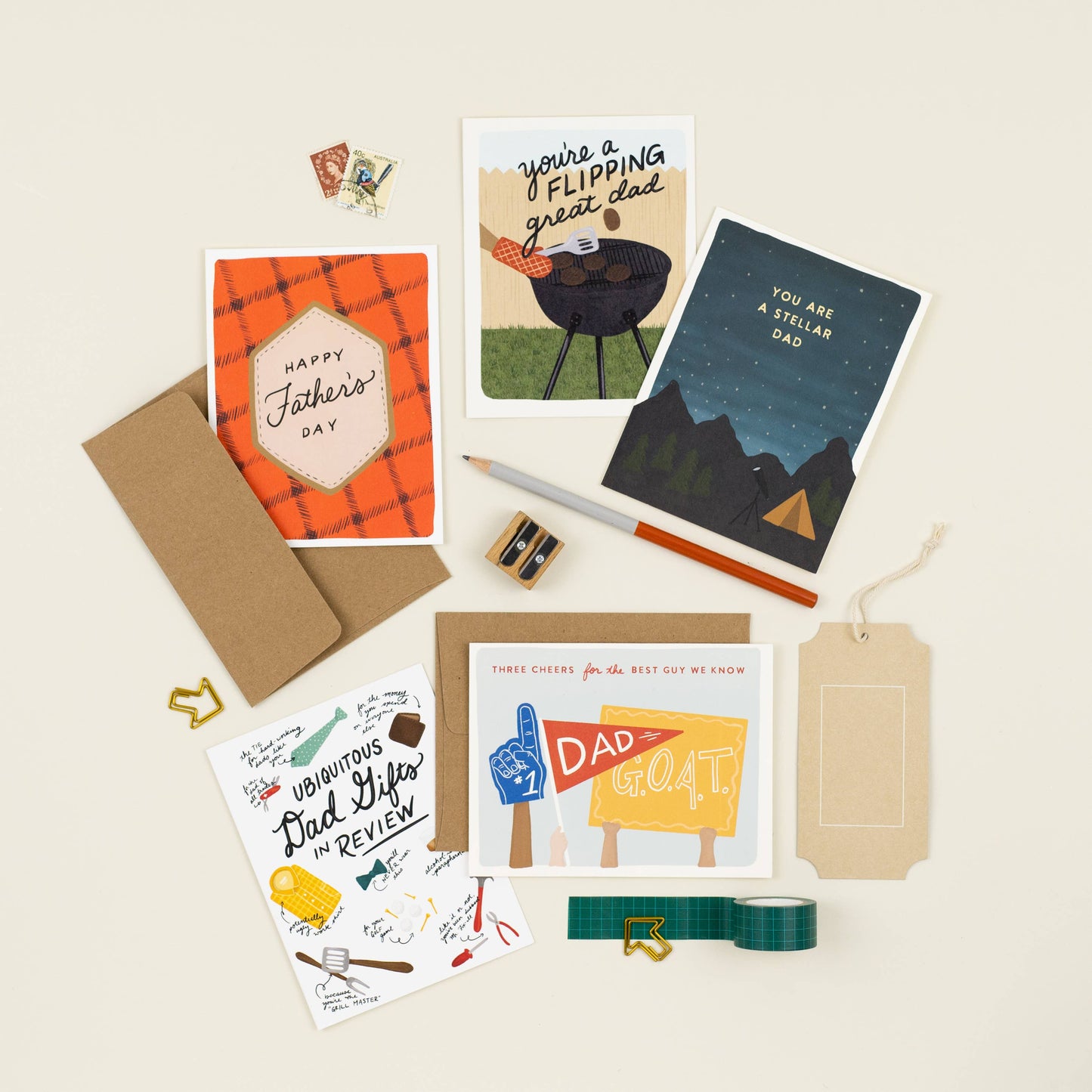 Stellar Dad | Outdoorsy Father's Day Card