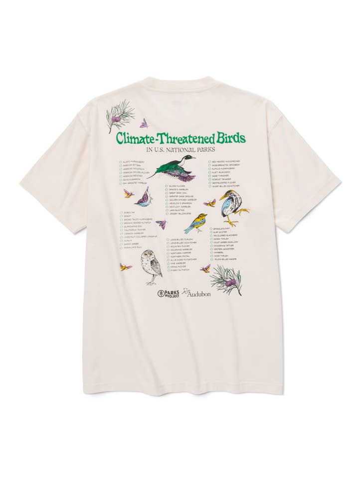 Parks Project x Audubon Bird Checklist Tee