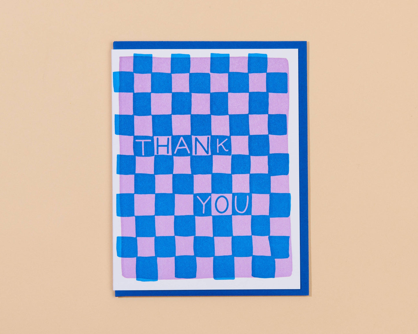 Checkerboard Thank You Card