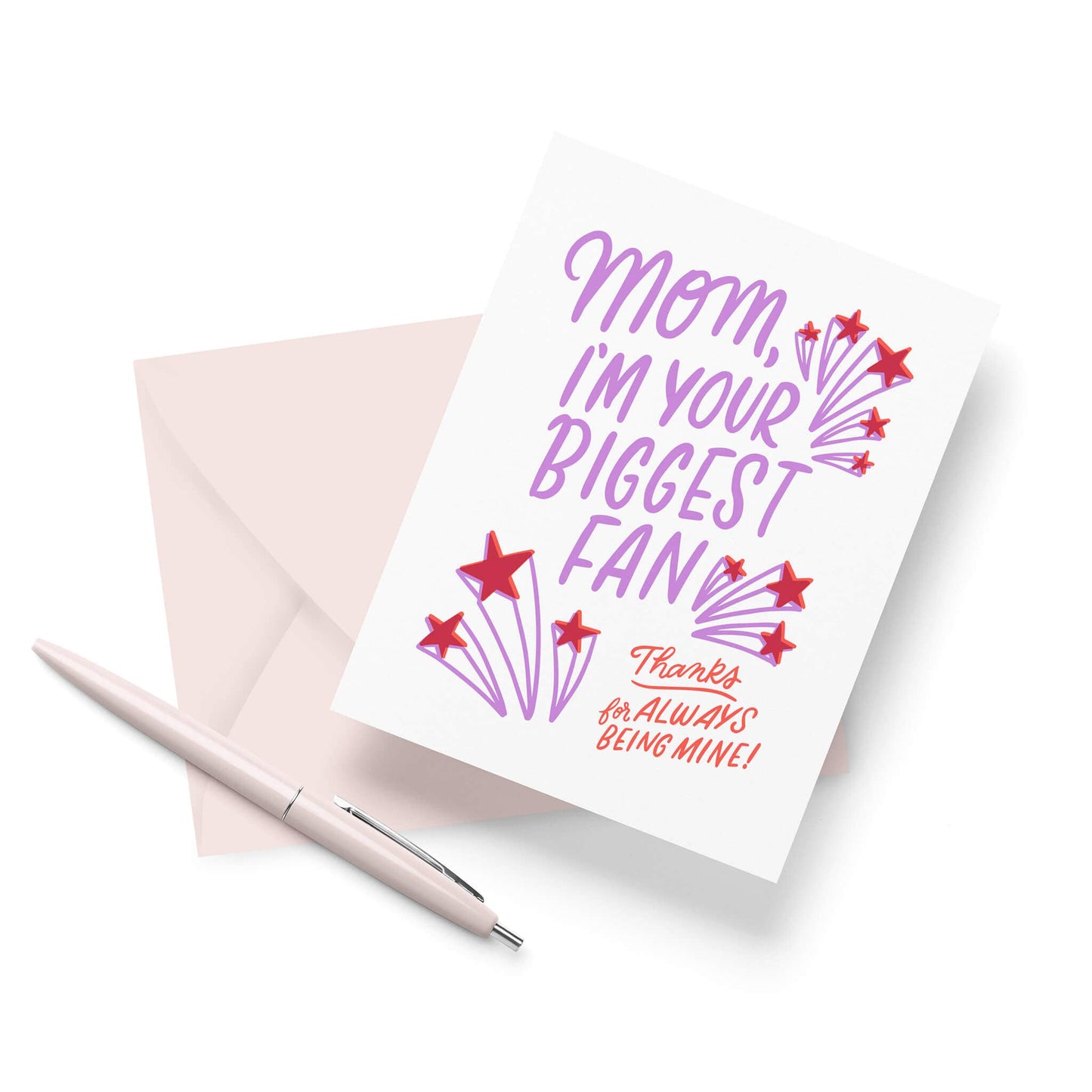 Mom’s Biggest Fan | Fun Letterpress Mother’s Day Card