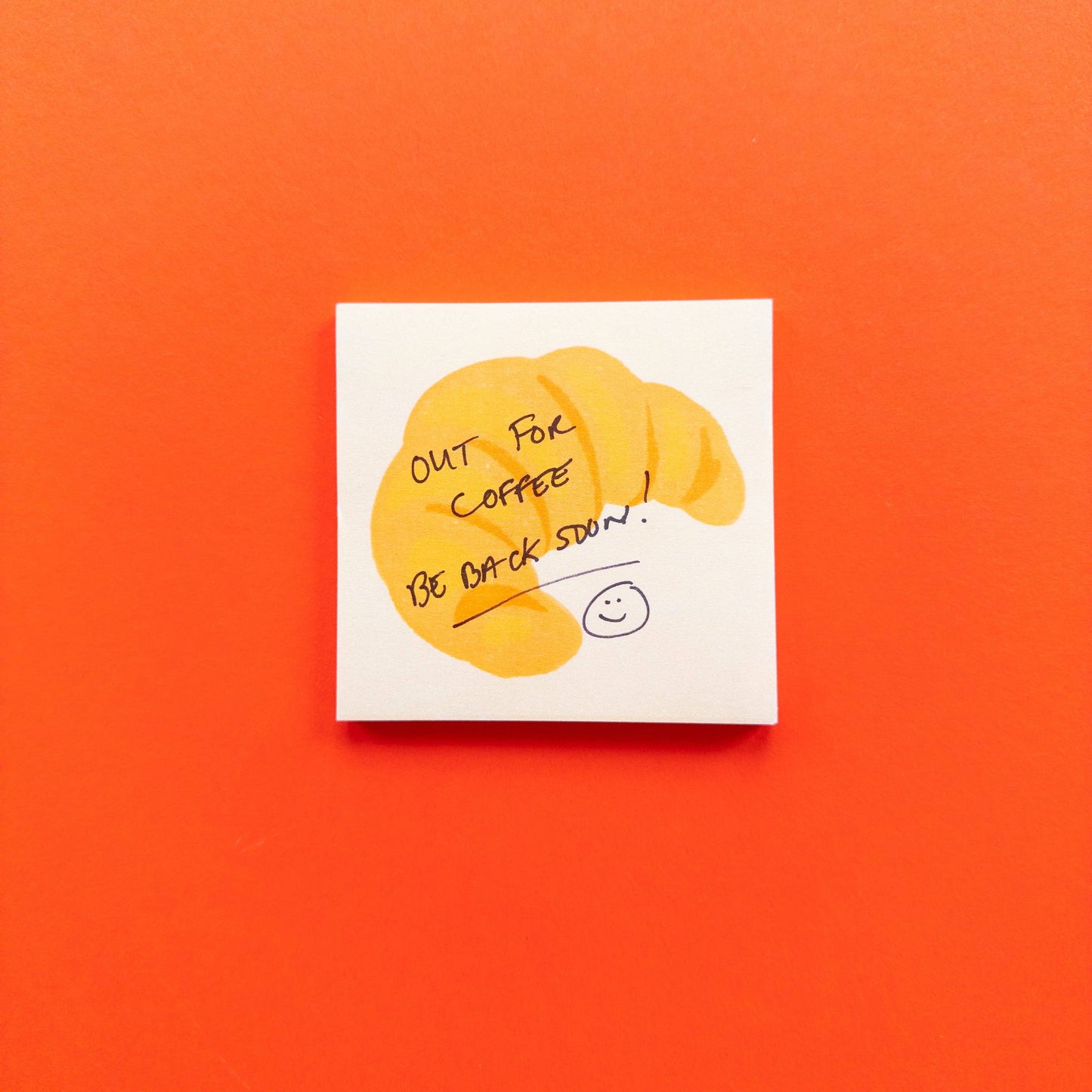 Croissant Sticky Notes