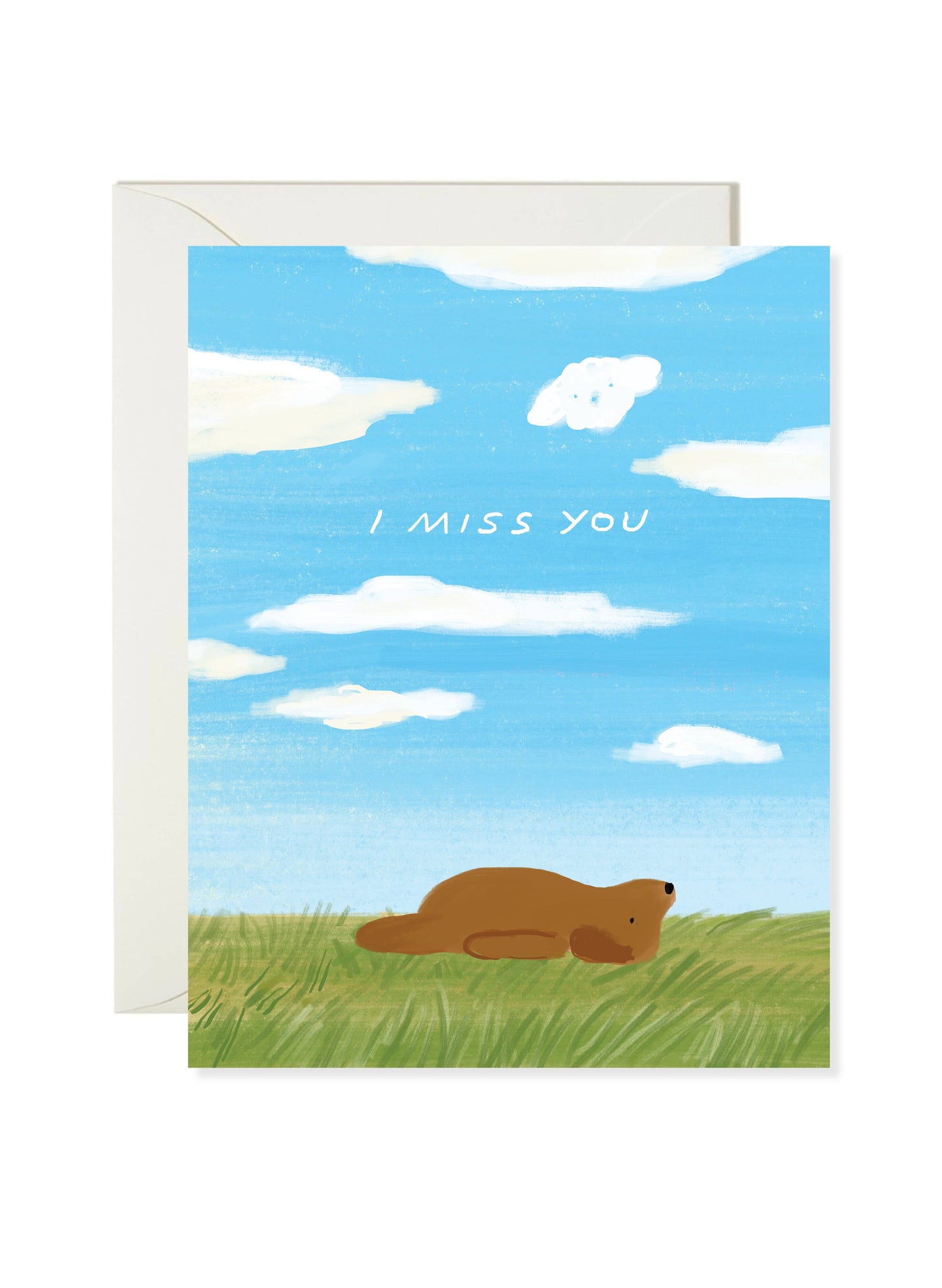 Miss You Dog Card