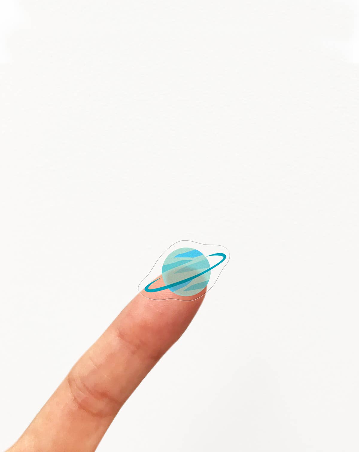 Planet Clear Stickers