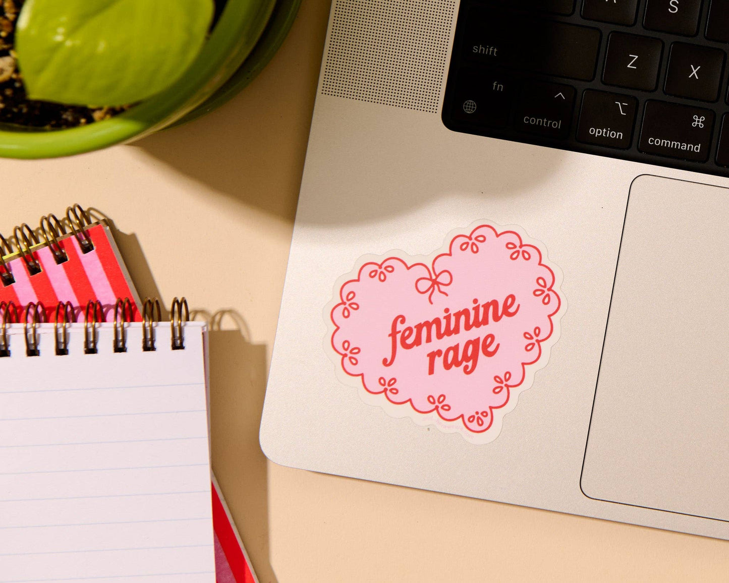 Modern Vinyl Sticker | Feminine Rage
