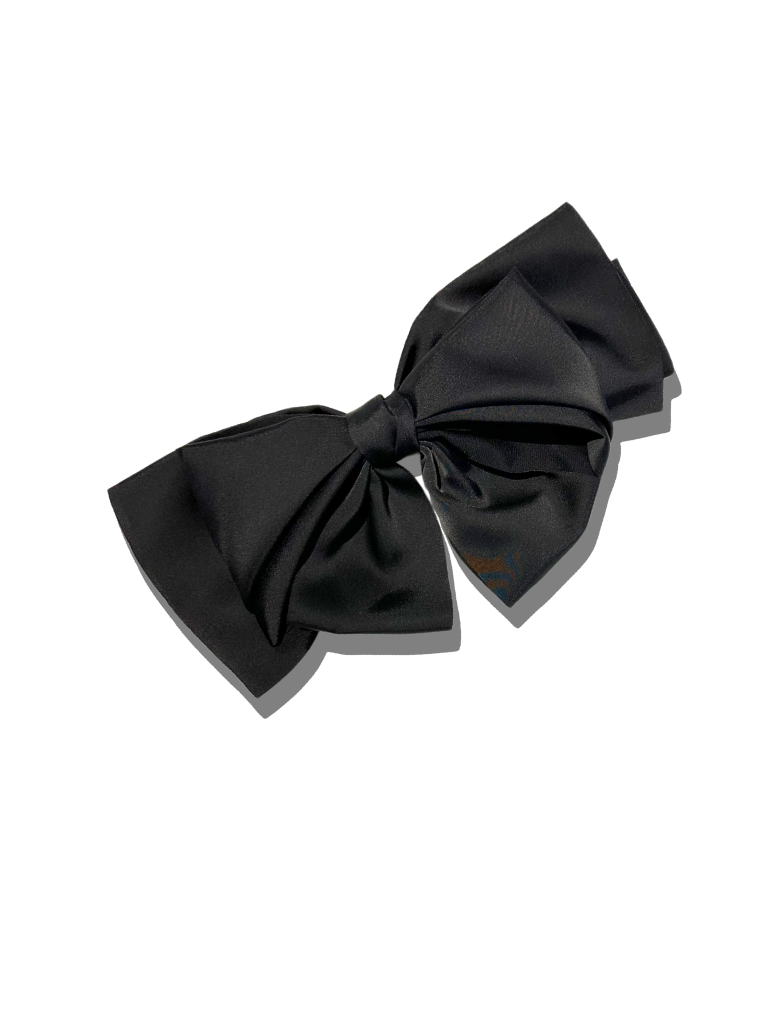 Oversized Satin Bow Hair Clip