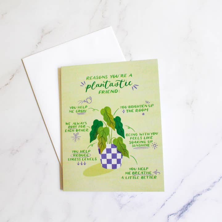Plantastic Friendship Card