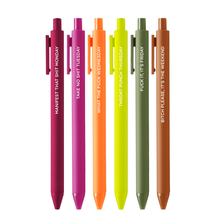 Jotter 6 Pack | Weekdays