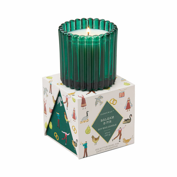 Paddywax 12 Days of Christmas 4.5 oz Candle | Balsam & Fir