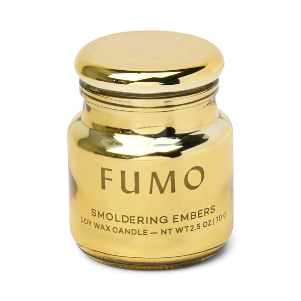 Paddywax 2.5 oz Metallic Glass Candle | Fumo