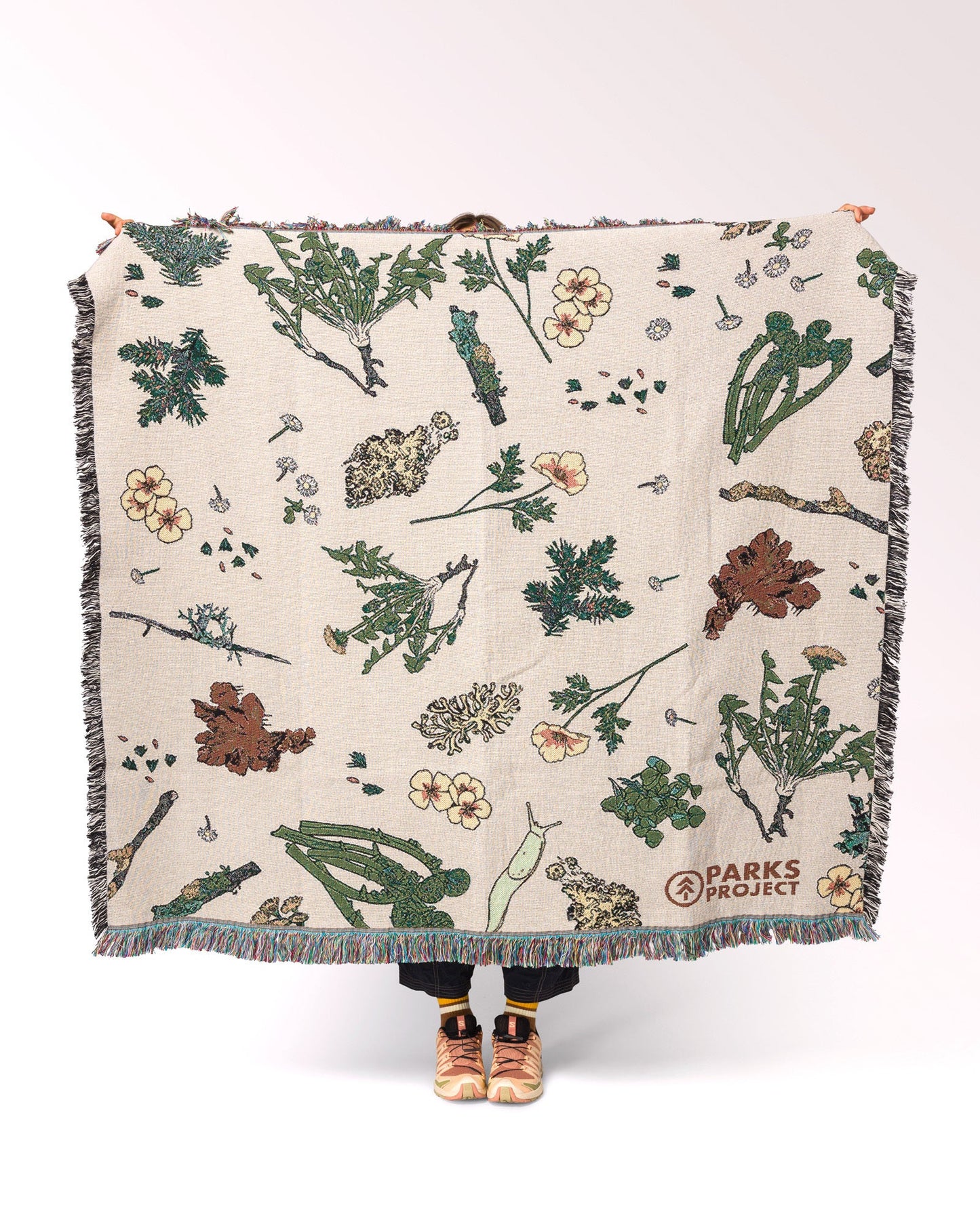 Forest Forager Woven Blanket