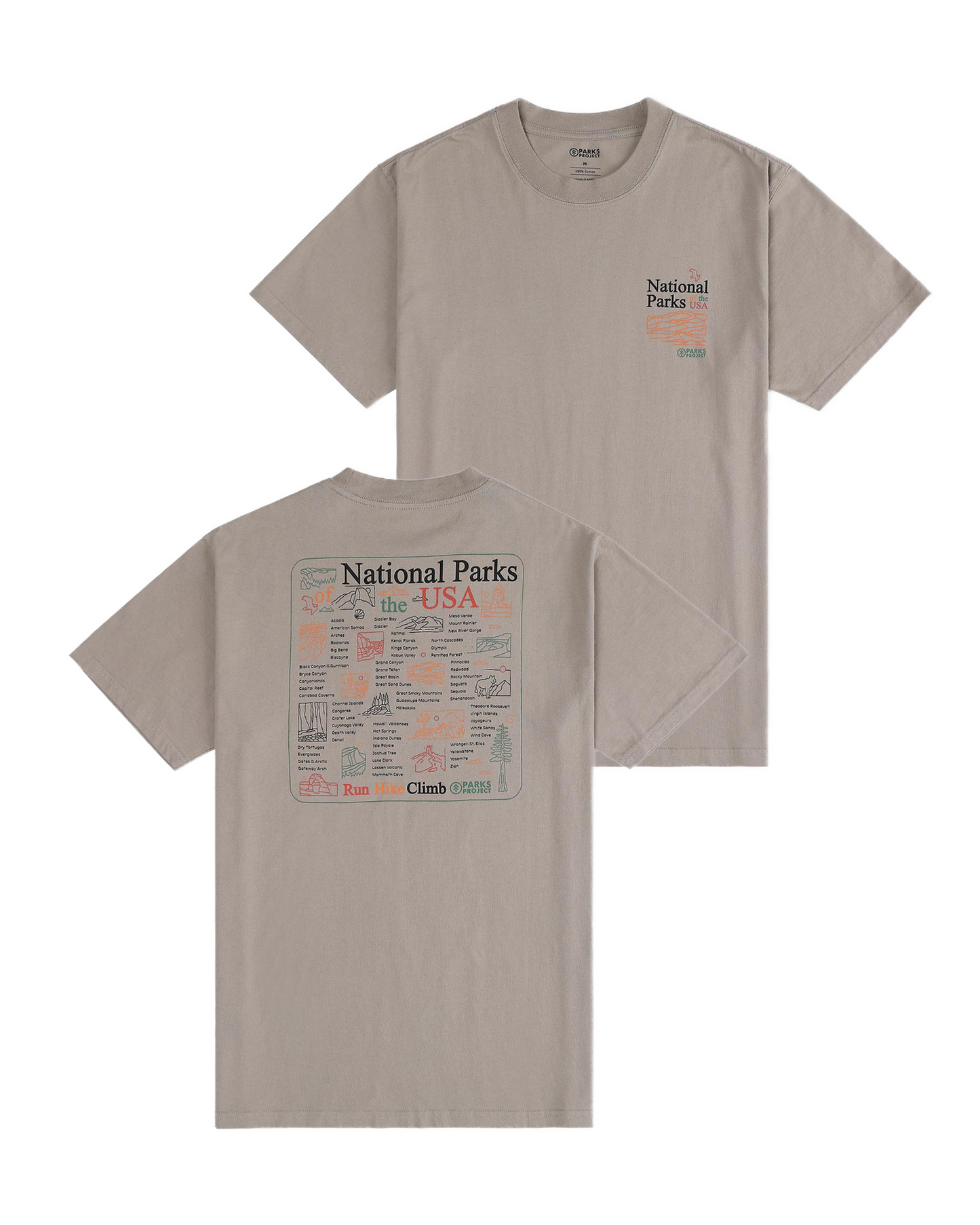 Iconic Trees Checklist Tee