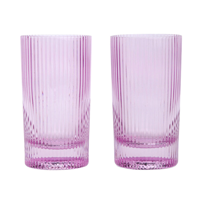 The Stella Highball Glass | Lilac