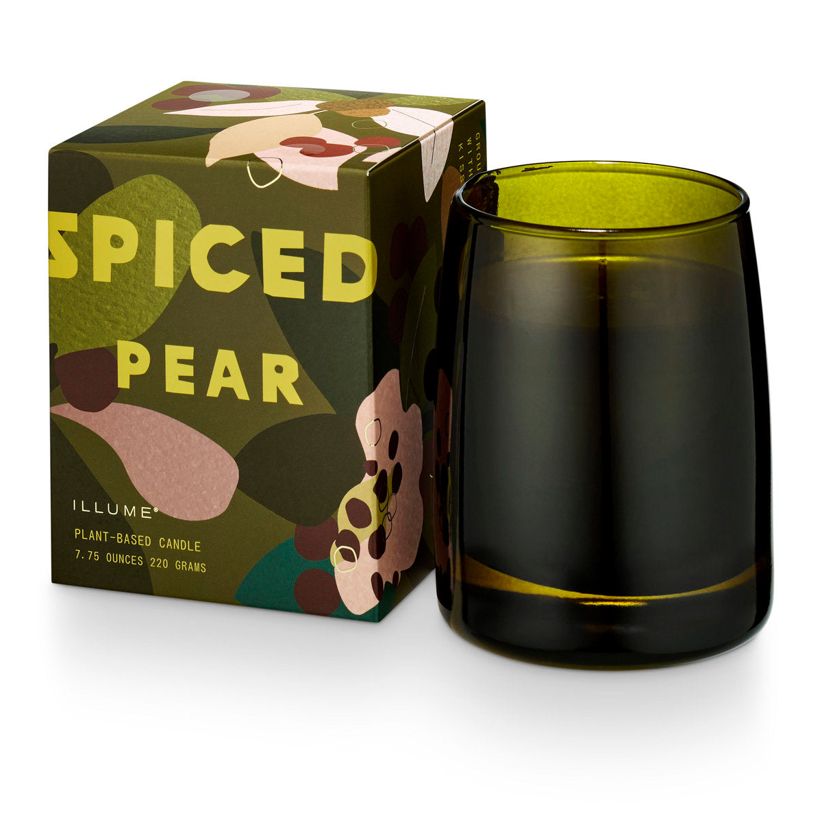 Illume 7.75 oz Spiced Pear Boxed Glass Candle