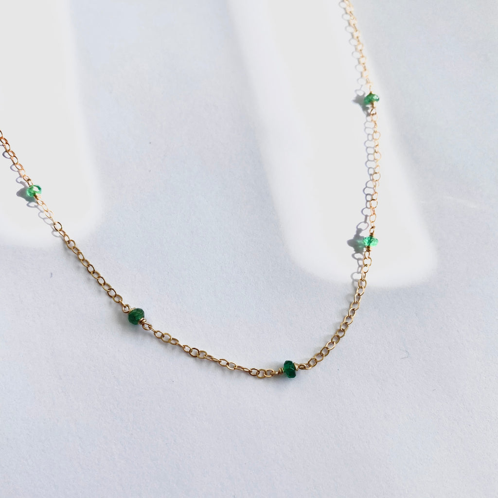 Heart Light Choker | GF Emerald
