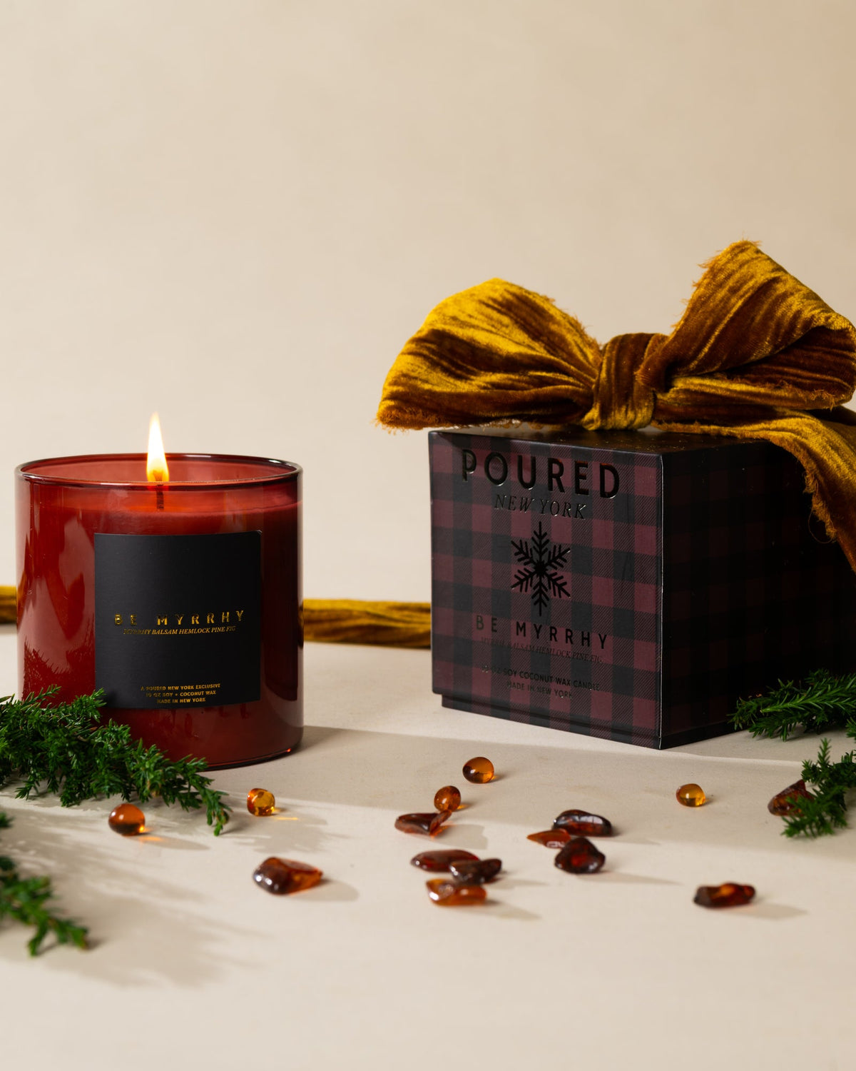 Poured New York 10 oz Candle | Be Myrrhy