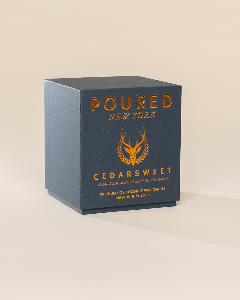 Poured New York 10 oz Candle | Cedarsweet
