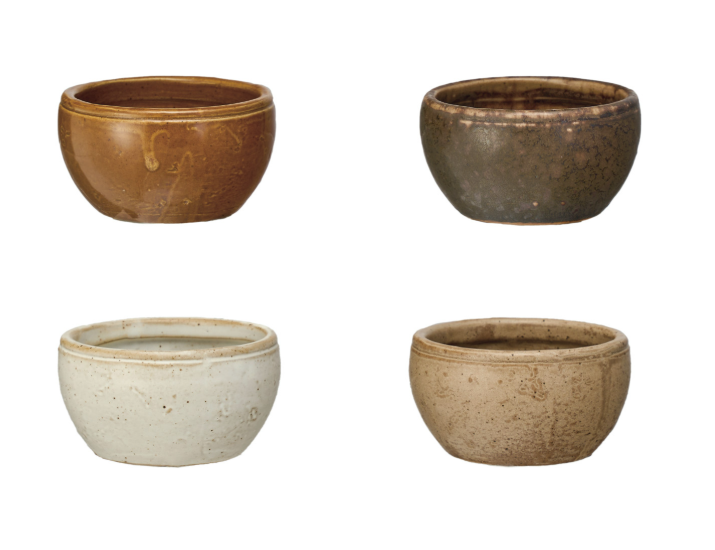 Stoneware Vintage Reproduction Pinch Pot