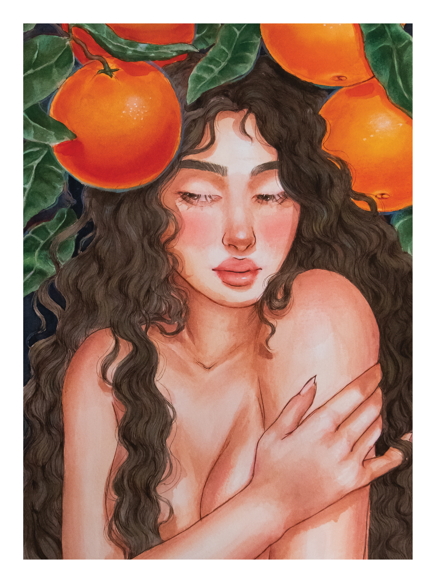 Summertime Citrus Print 9" x 12"