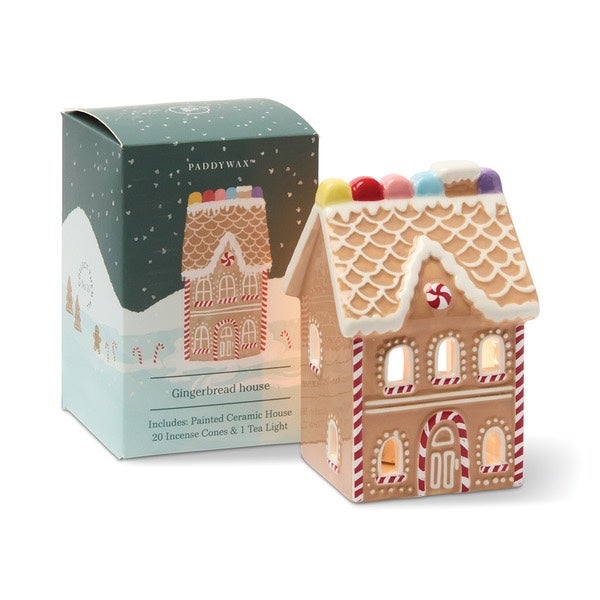 Paddywax Gingerbread Incense House & Tealight Holder