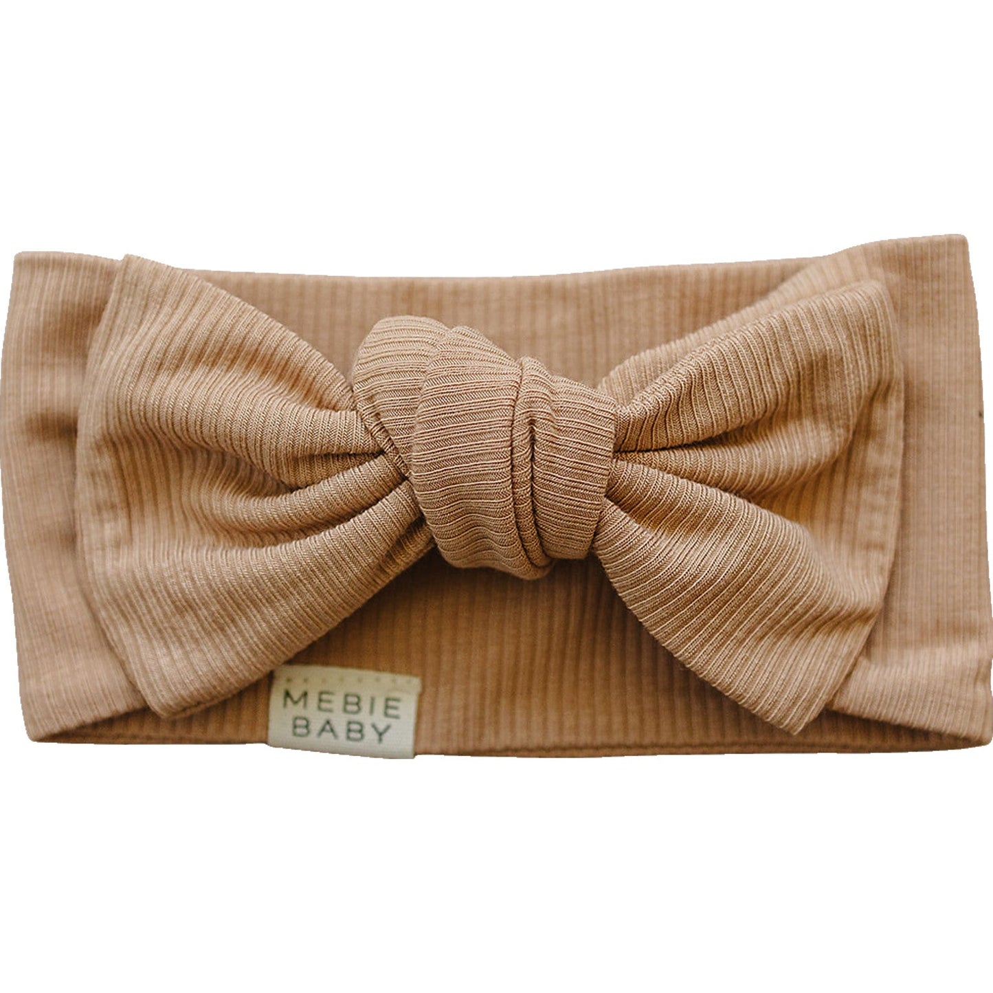 Latte Ribbed Bamboo Headwrap