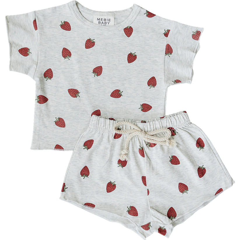Strawberries Short Set