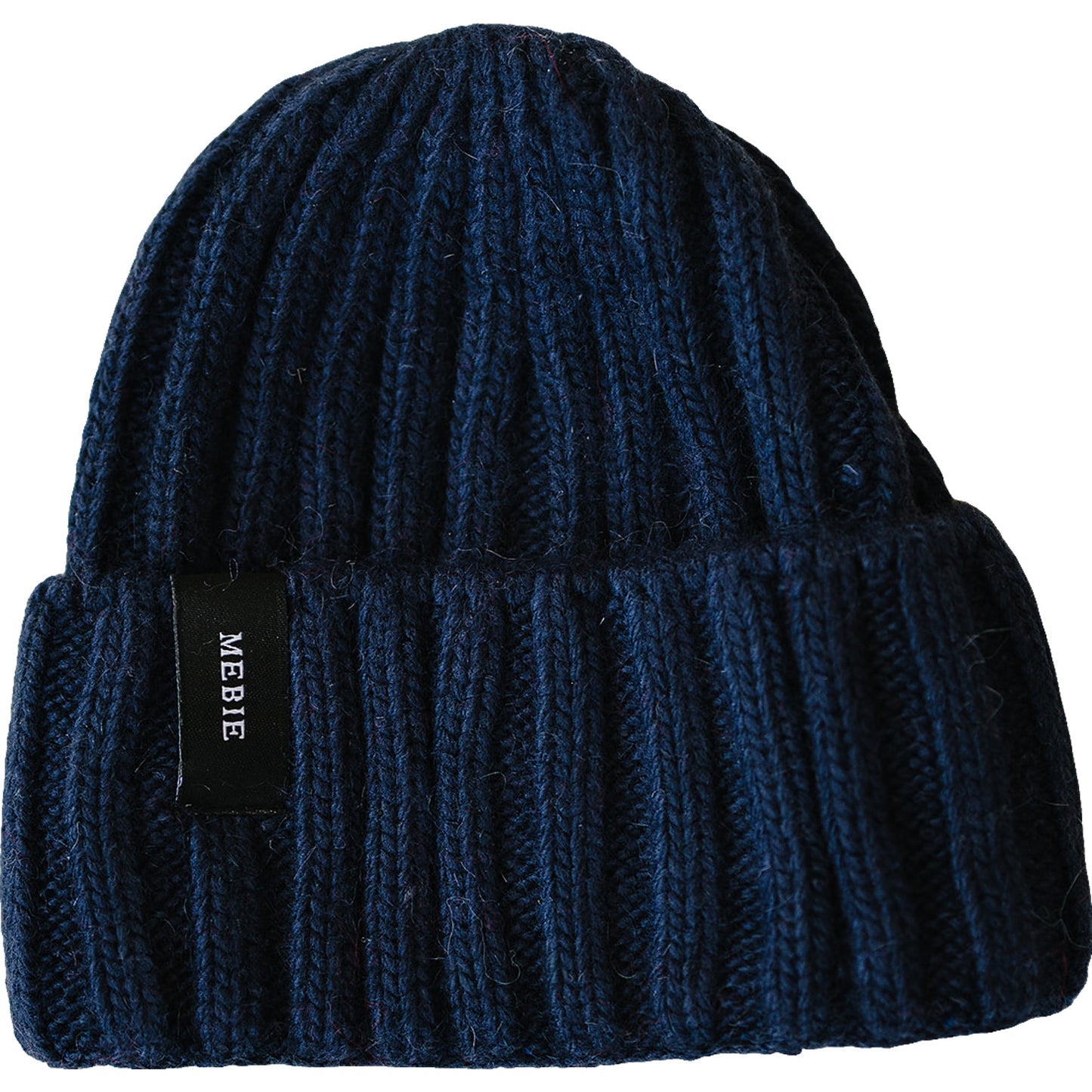 Blue Chunky Knit Beanie