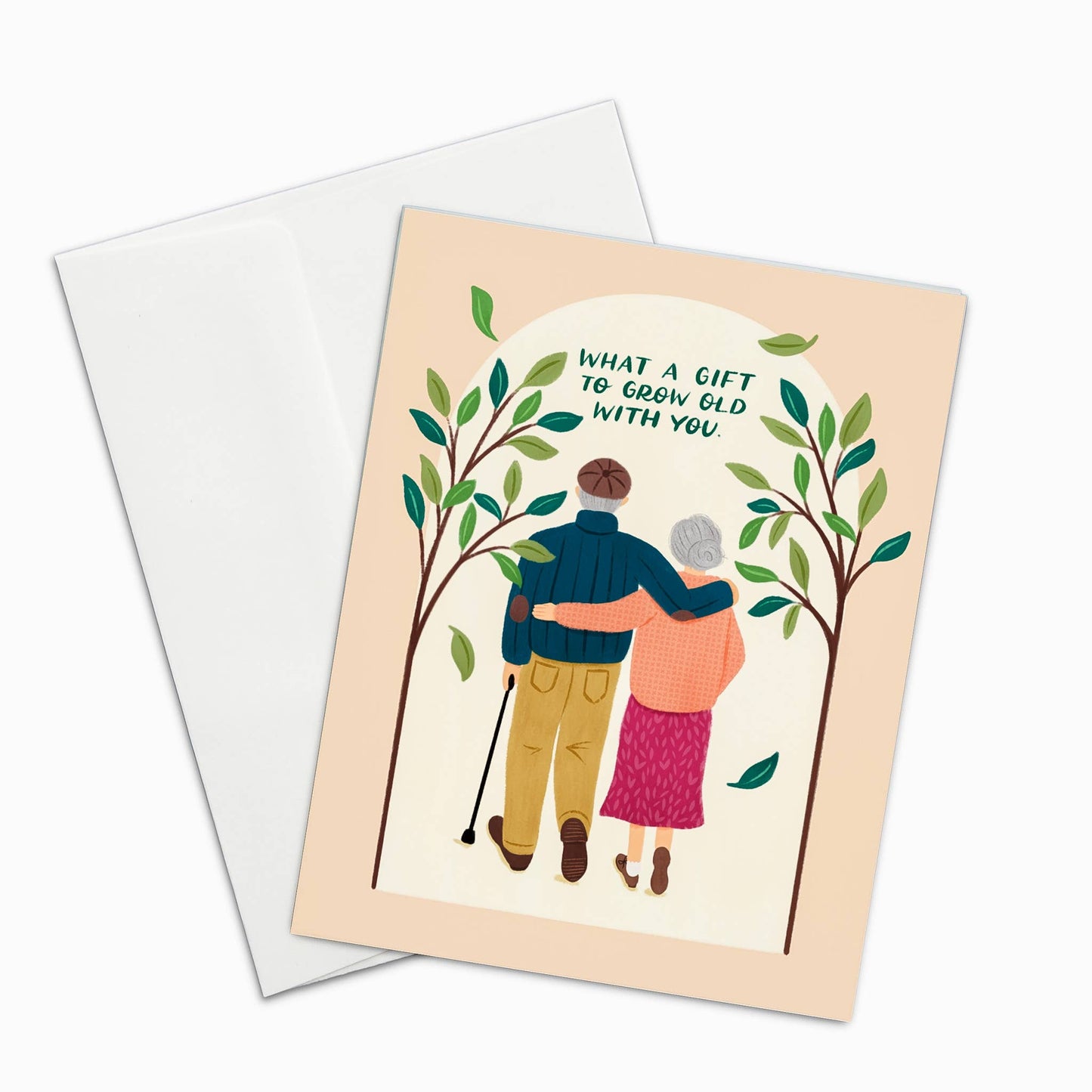 Grow Old With You Love Card