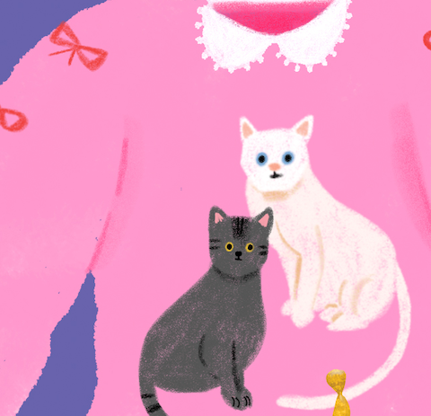 CAT LADY - Birthday Card