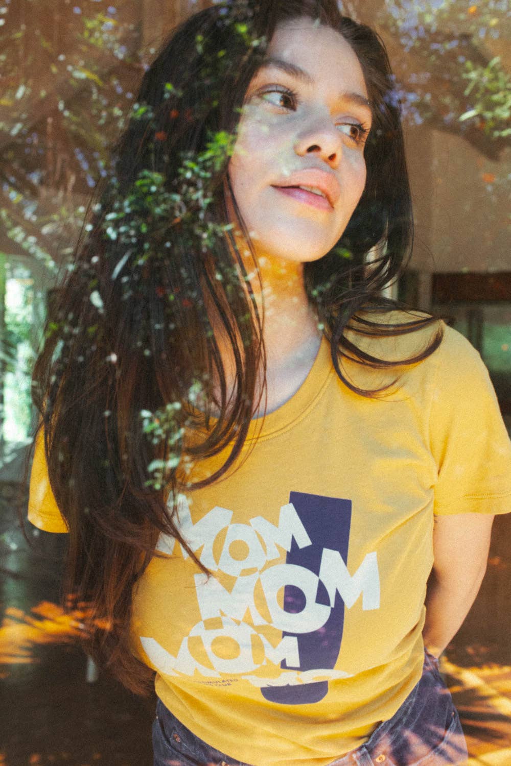 MOM! Overstimulated Moms Club | Women's Fitted Crewneck: Womens L