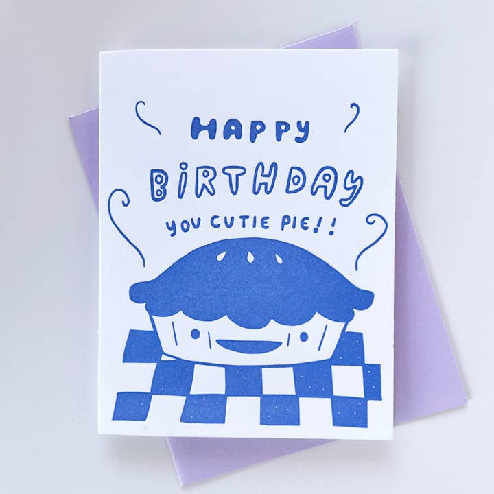 Cutie Pie Birthday Card
