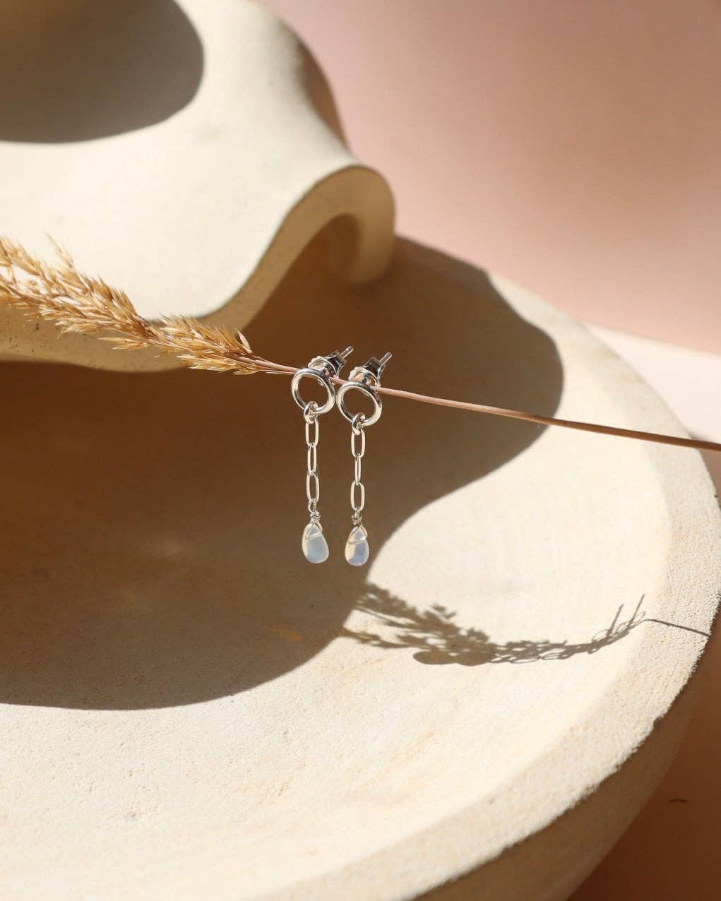 Opal Teardrop Studs | Earrings | Gemstone: 14k Gold Fill