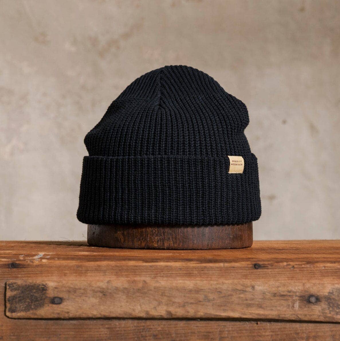 Cotton Watch Cap - Black