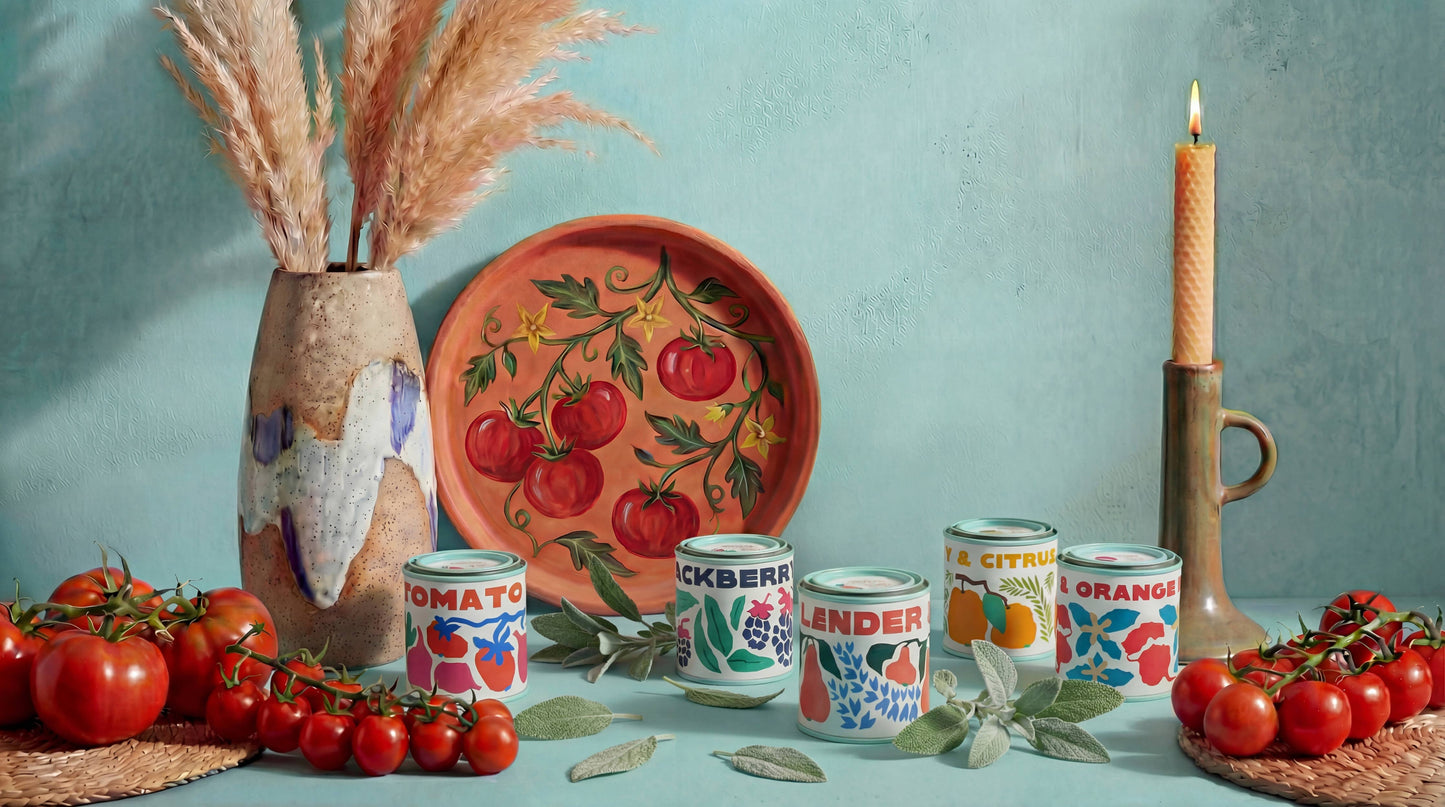 Rewined Market Fig & Tomato 6 oz Tin Candle