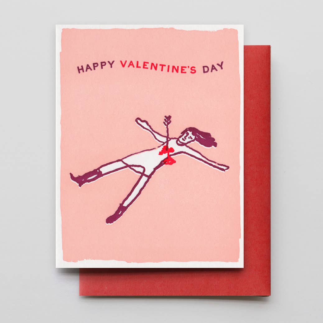 Cupid's Arrow Valentine's Day Card