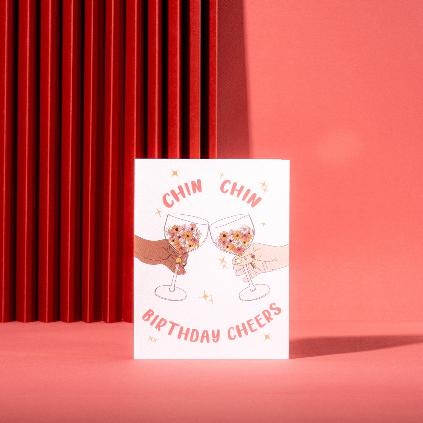 Chin Chin Birthday Card