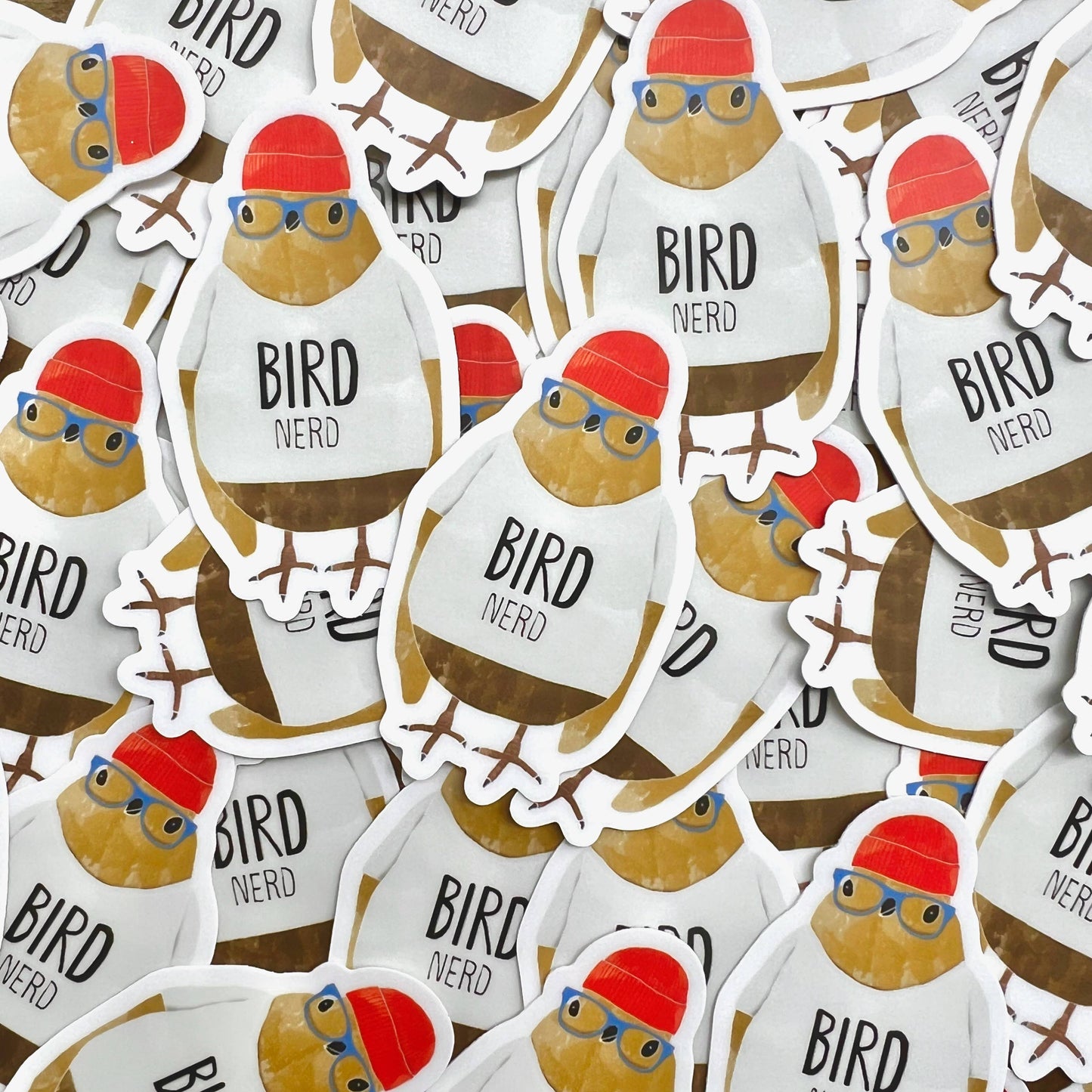 Bird Nerd Sticker