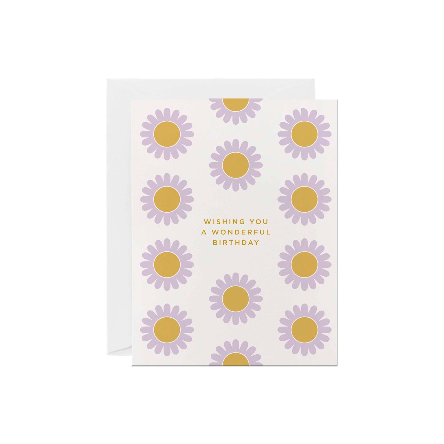 Lavender Flower Birthday Card